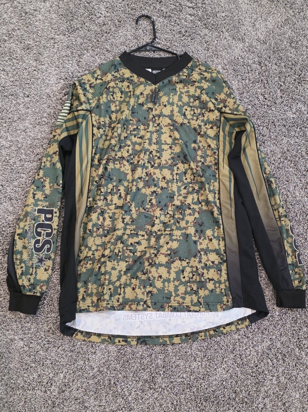 Pursuit Combat Systems Digital Camo Paintball Jersey Mens Size XL